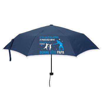 Bonne fete papa bleu ciel - Parapluie standard - marine - Devant