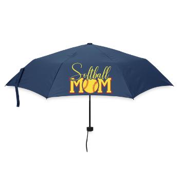 Softball Mom Ball Crest - Parapluie standard - marine - Devant