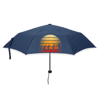 Lustiges Kricketspieler Kricket Sport Sprüche - Regenschirm (klein) - Navy - Vorne