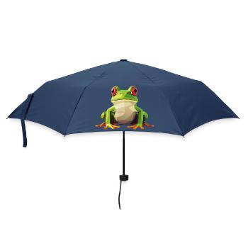 frog_1 - Umbrella (small) - navy - Front