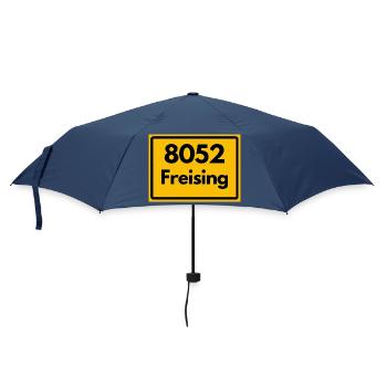ALTE POSTLEITZAHL 8052 PLZ 85354 FREISING BAYERN - Regenschirm (klein) - Navy - Vorne