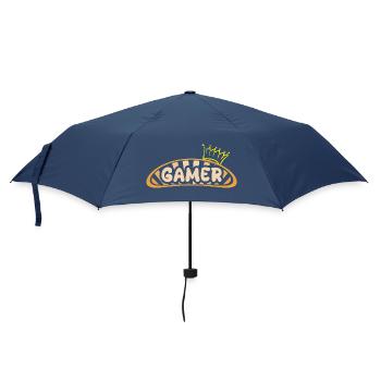 Beruf Gamer - Regenschirm (klein) - Navy - Vorne
