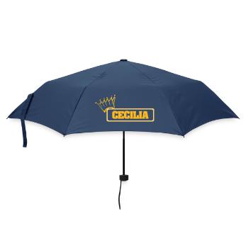 Cecilia comme nom - Parapluie standard - marine - Devant