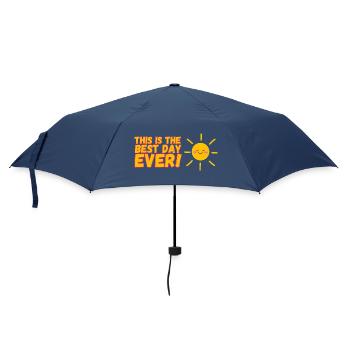 Most beautiful day ever - Umbrella (small) - navy - Front