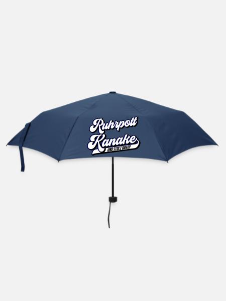 Ruhrpott Kanake | Farben änderbar - Regenschirm (klein) - Navy