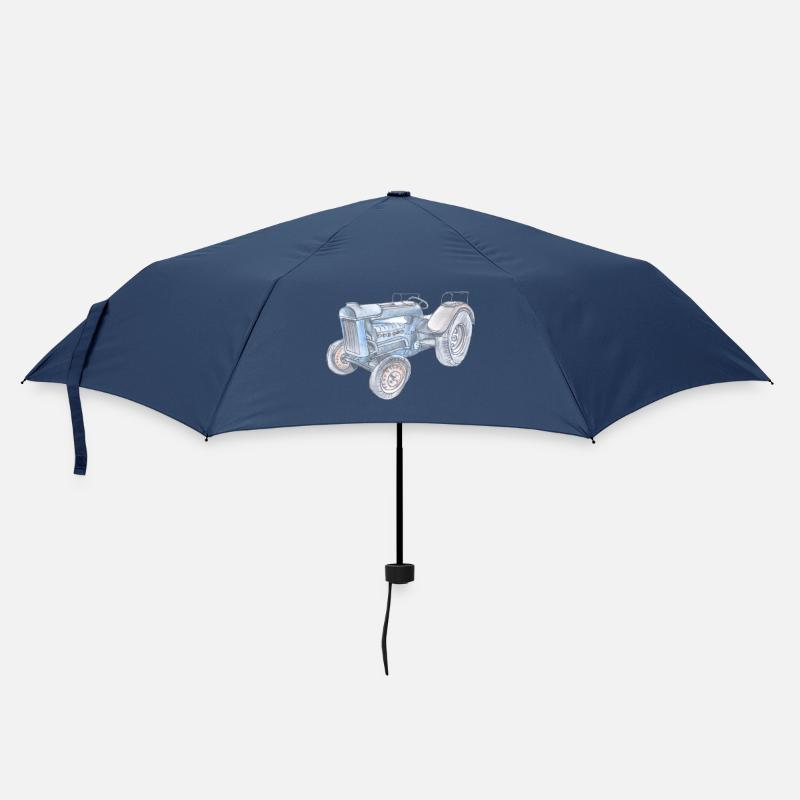 Traktor - Regenschirm (klein) - Navy