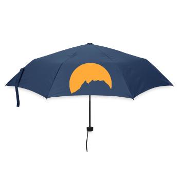 Grimming Sunset - Regenschirm (klein) - Navy - Vorne