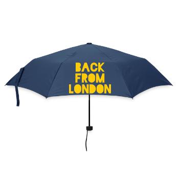 Rückkehr nach London Skyline Design - Regenschirm (klein) - Navy - Vorne