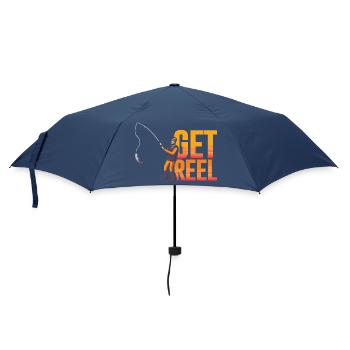 Angler Fischer Angeln Sportfischer - Regenschirm (klein) - Navy - Vorne