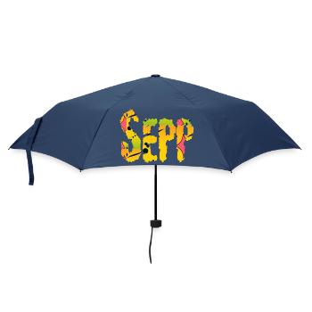Sepp Vorname  - Regenschirm (klein) - Navy - Vorne