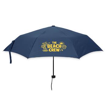 L’équipe de plage : Plage, palmiers et soleil - Parapluie standard - marine - Devant
