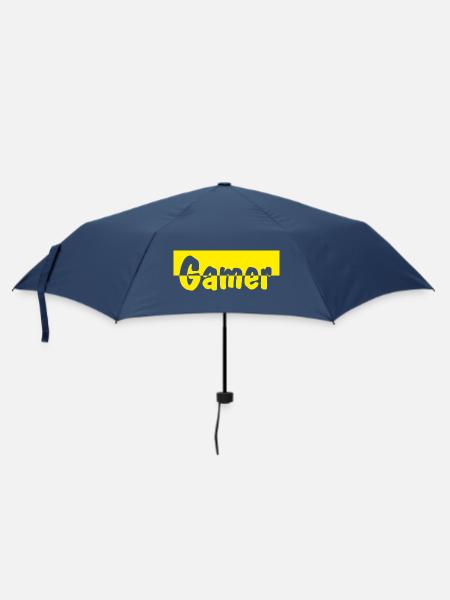 Gamer - Regenschirm (klein) - Navy