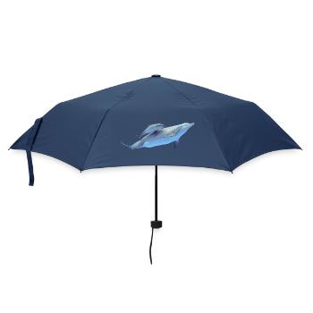 Delfin - Regenschirm (klein) - Navy - Vorne