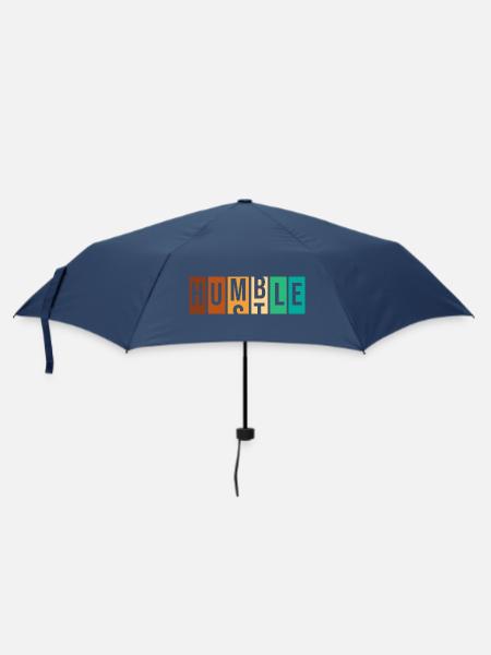 Workaholic Humble - Regenschirm (klein) - Navy