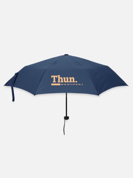 Thun Koordinaten - Regenschirm (klein) - Navy