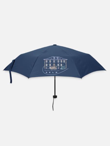 Selm, Kreis Unna, Burg Botzlar - Regenschirm (klein) - Navy