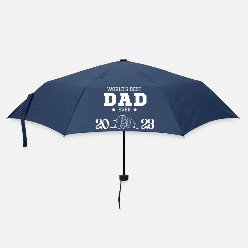 World ́s Best Dad 2023 - Umbrella (small) - navy