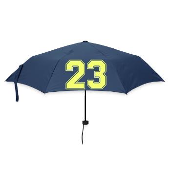 Neon 23 Retro Bold - Regenschirm (klein) - Navy - Vorne