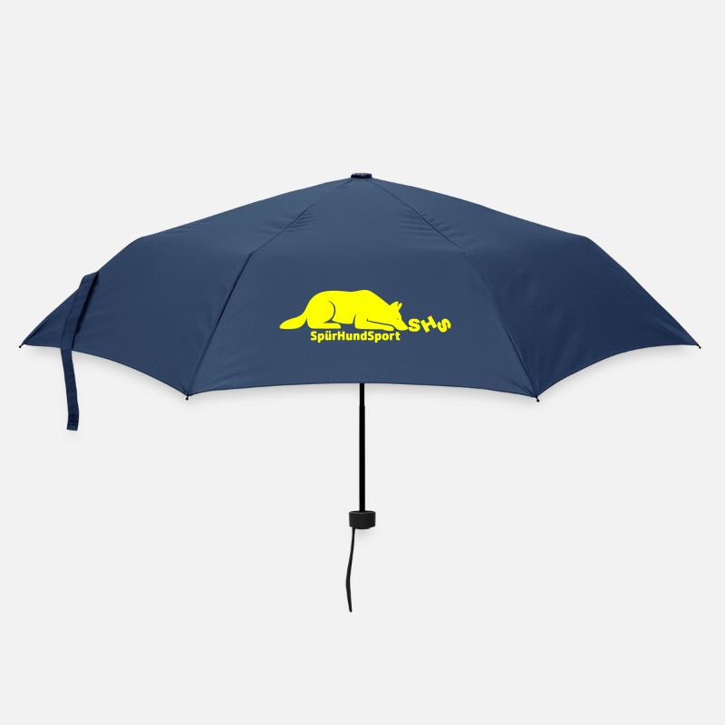SHS logo yellow - Umbrella (small) - navy