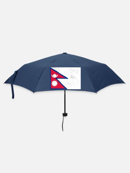 Flag of Nepal - Umbrella (small) - navy