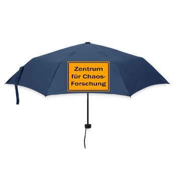 Centre de Recherche sur le Chaos - Parapluie standard - marine - Devant