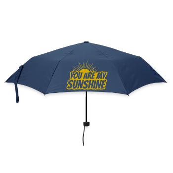 You Are My Sunshine – Retro Bold - Umbrella (small) - navy - Front