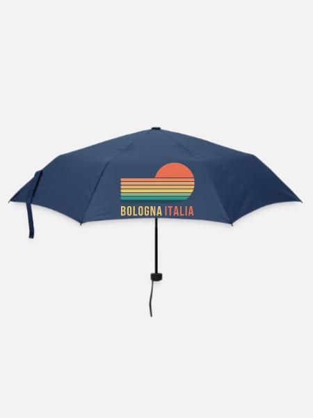 Bologna, Italien - Regenschirm (klein) - Navy