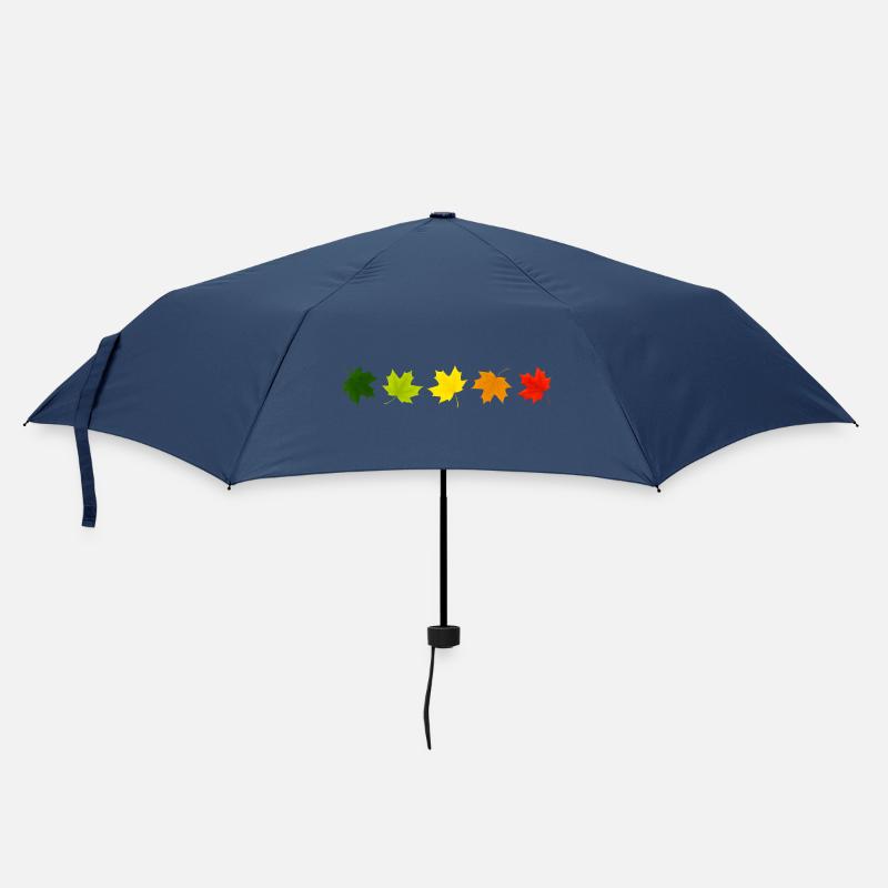 Der Herbst ist da - Regenschirm (klein) - Navy