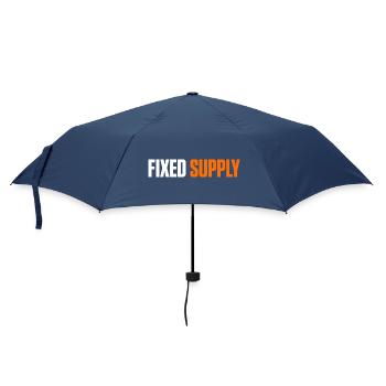 Liberté de monnaie Bitcoin Valeur de la monnaie numérique - Parapluie standard - marine - Devant