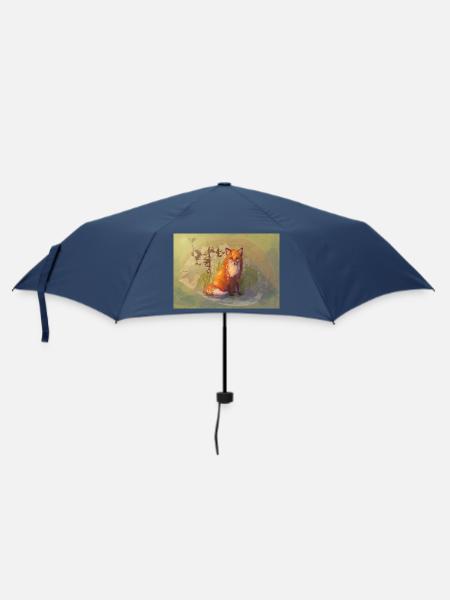 Renard d'automne - Parapluie standard - marine