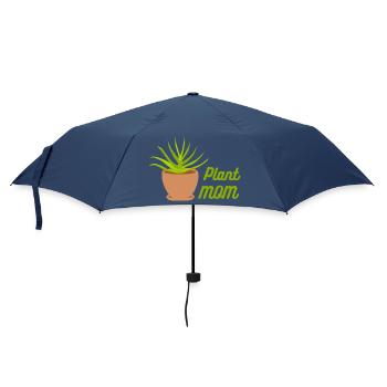 Plant Mom Aloe Pot Illustration - Umbrella (small) - navy - Front