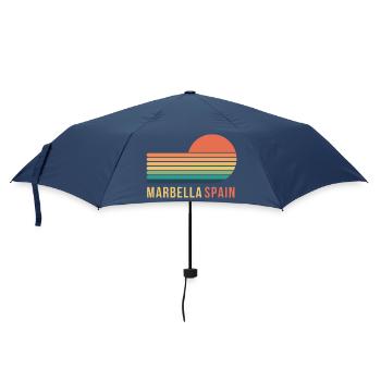 Marbella Spain - Regenschirm (klein) - Navy - Vorne