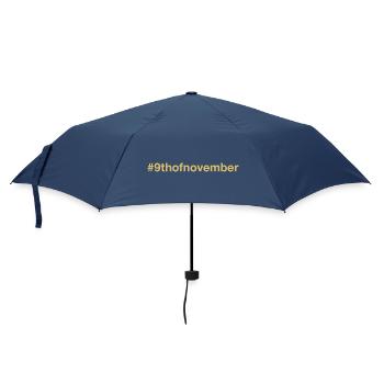 born on November 9 Birthday birthday - Umbrella (small) - navy - Front