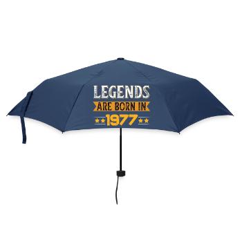 1977 Retro Winner Design - Umbrella (small) - navy - Front