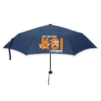 Juste un Koi de plus, je promets Drôle Pond Accro - Parapluie standard - marine - Devant