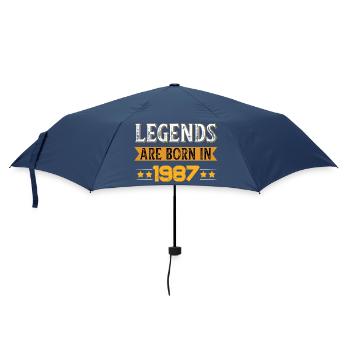 Birthday born in 1987 - Umbrella (small) - navy - Front