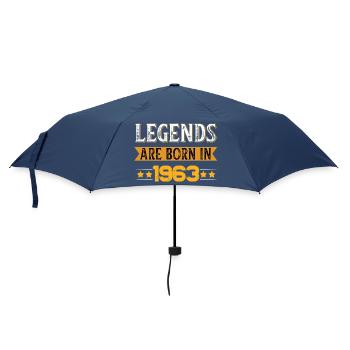 Birthday born in 1963 - Regenschirm (klein) - Navy - Vorne