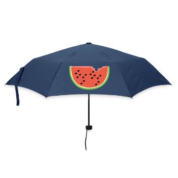 Melon avec coeur - Cadeau - Pastèque - Bande dessinée - Parapluie standard - marine - Devant