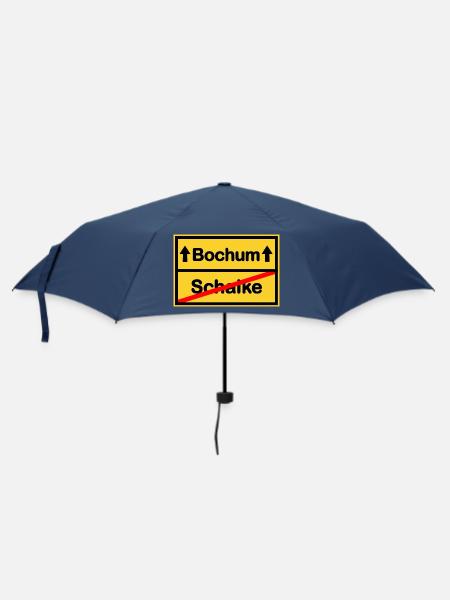 Bochum Aufstieg Schalke - Regenschirm (klein) - Navy