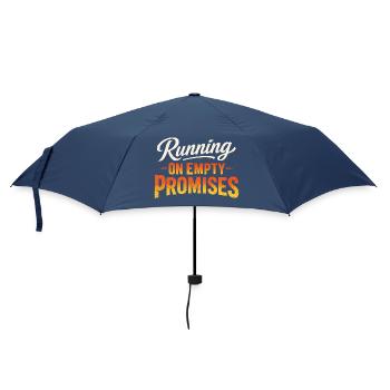 Sarcasm, empty promises, funny women - Umbrella (small) - navy - Front
