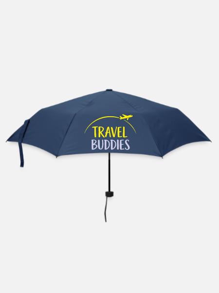 Travel buddies - Regenschirm (klein) - Navy