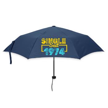 seit 1974 - Regenschirm (klein) - Navy - Vorne