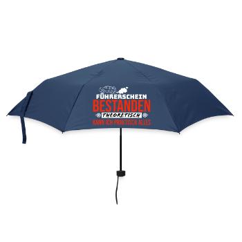Führerschein Bestanden 2022 - Regenschirm (klein) - Navy - Vorne