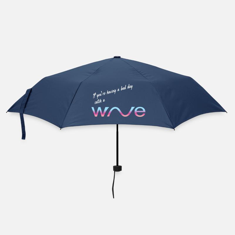 catch a wave - Umbrella (small) - navy