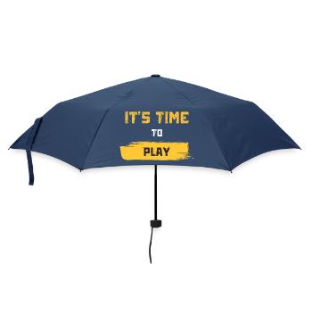 MTGAMING | Es ist Zeit zu spielen – Gaming-Kleidung - Regenschirm (klein) - Navy - Vorne