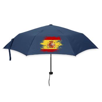 Drapeau de l’Espagne utilisé - Parapluie standard - marine - Devant