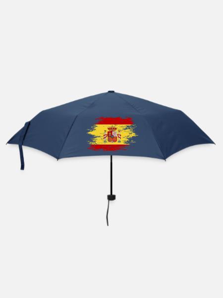 Spanien Flagge used - Regenschirm (klein) - Navy