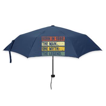 Born in 1986: The Man Myth Legend - Umbrella (small) - navy - Front