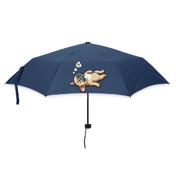 French Bulldog Frenchie Frenchie Owner - Umbrella (small) - navy - Front