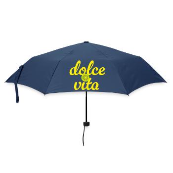 Dolce Vita Jaune, citron vert et citron Italie Été - Parapluie standard - marine - Devant